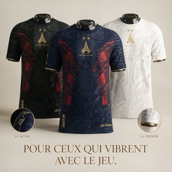 Toute l’histoire de l'équipe de France de football, réunie dans un seul maillot.