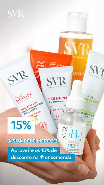 15% na primeira compra