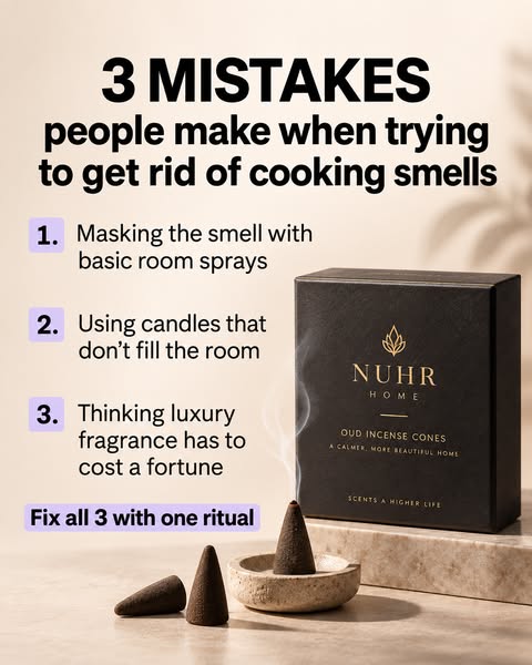 Kitchen and cooking smells gone