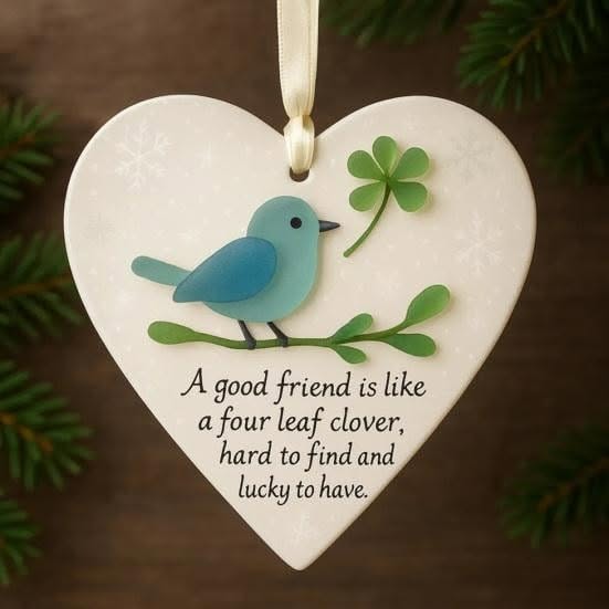 Heart-Shaped Sea Glass Friendship Decor - Shaped by Nature & Crafted by Hand