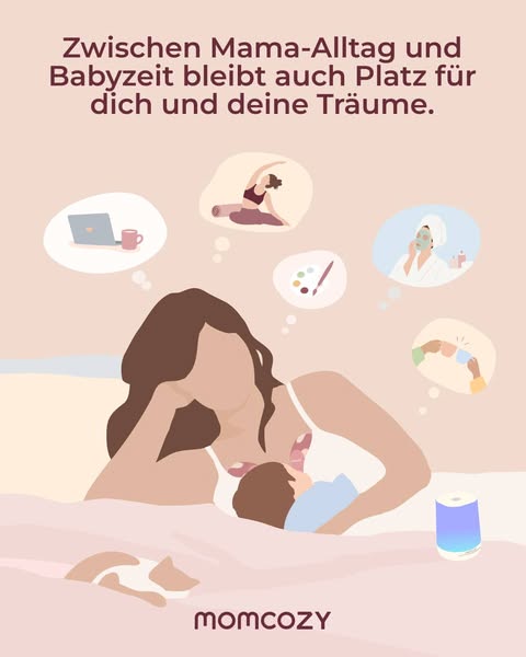 Momcozy Wellness 1 Tragbare Milchpumpe mit Wärmemassage