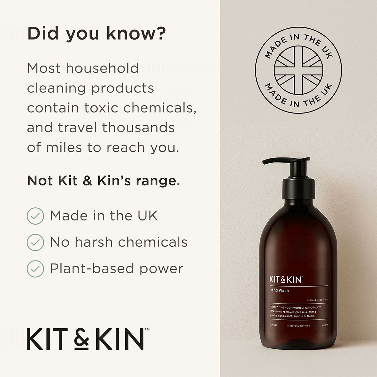 Made in the UK. Powered by plants.