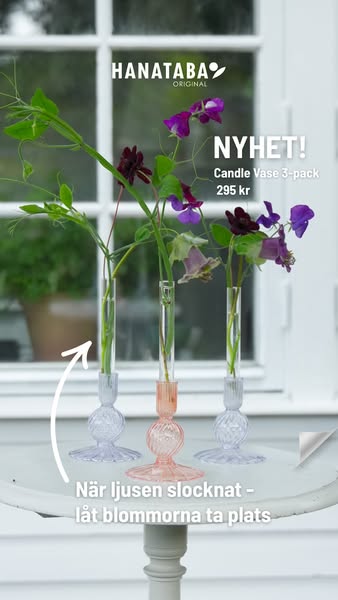 Förvandla ljusstakarna – Candle Vase är vår nya favorit!