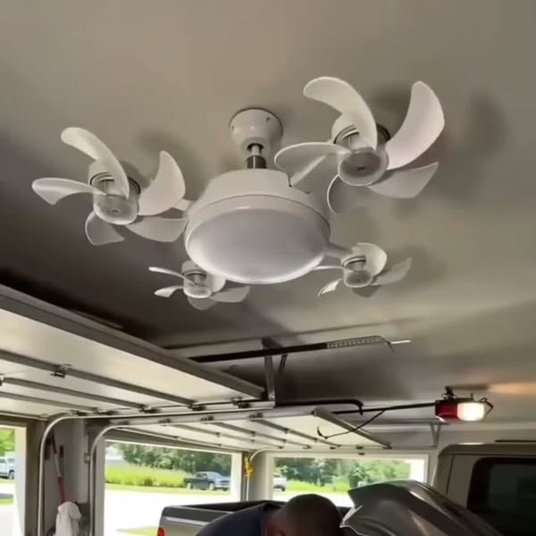 Ventilateur Plafond LED Pliable