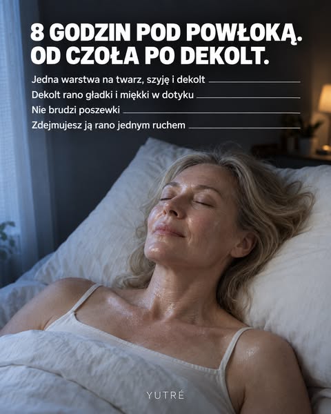 Maska nocna na twarz i szyję