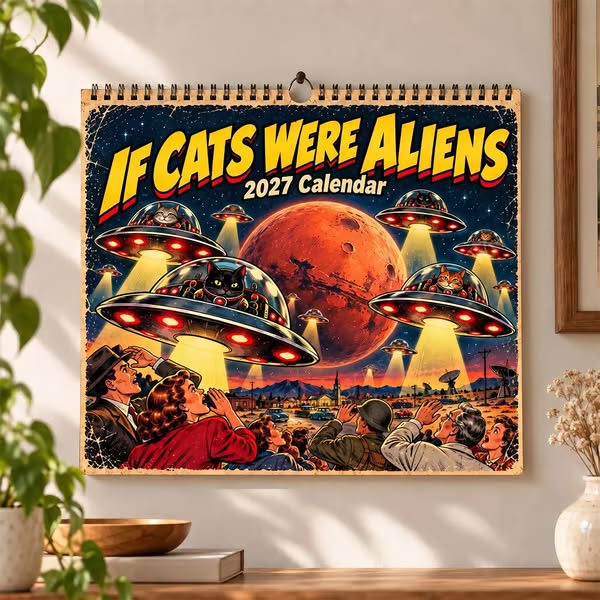 If Cats Were Aliens 2027 Calendar