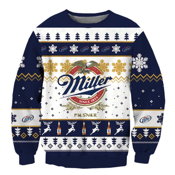 3D Fun Printed Christmas Ugly Sweatshirt Series 915