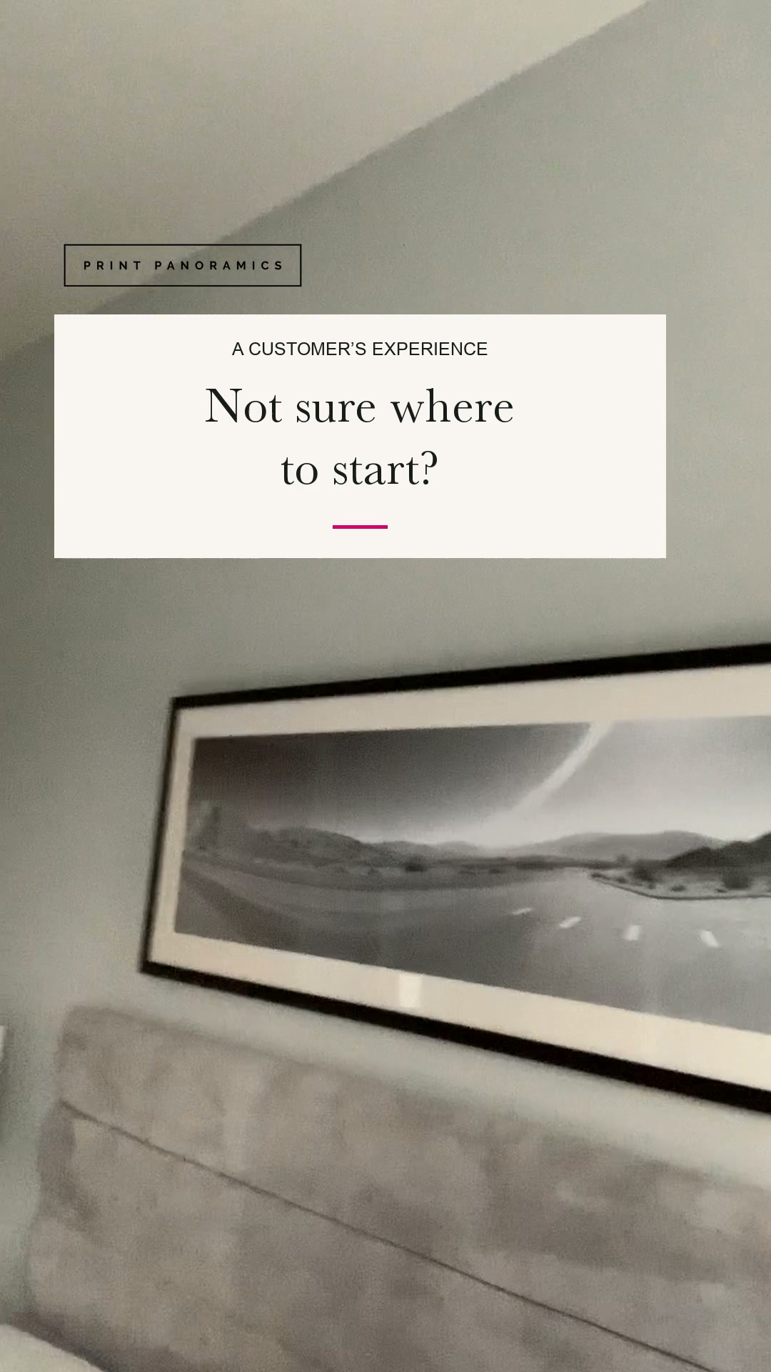 From your photo to your wall