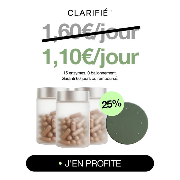 Digérez mieux dès le 1er repas