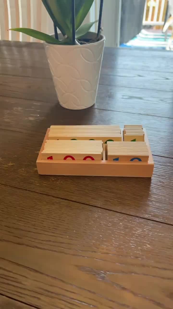 Wooden Math Operations Toy Set