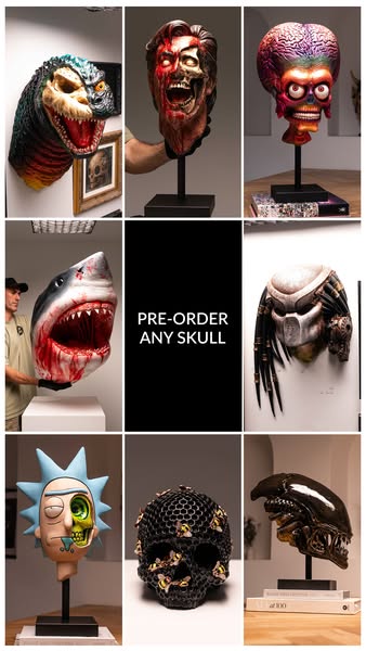 24 HOURS TO PRE-ORDER YOUR SKULL