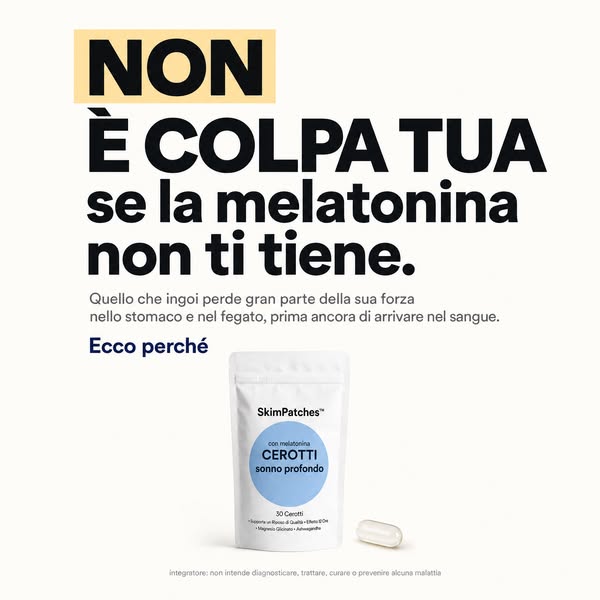Melatonina a rilascio lento