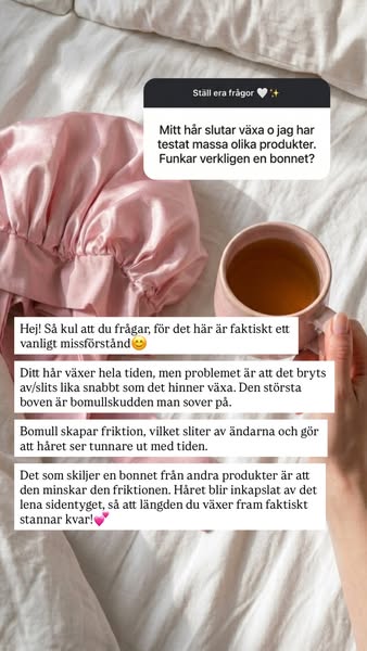 Hjälper håret att faktiskt bli längre och inte bara växa.