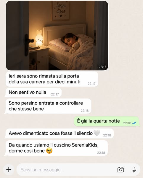 Serenia • Il Cuscino Posturale per Bambini