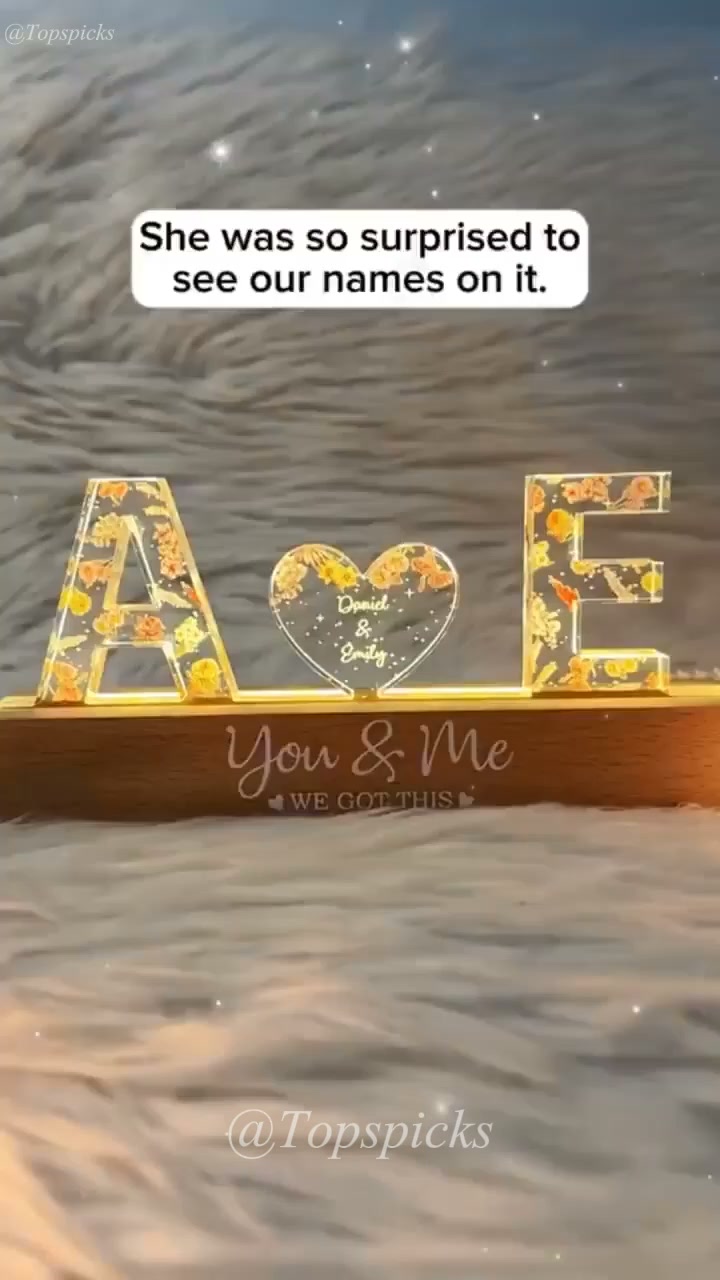 Your Initials. Your Love Story. Your Forever Light.