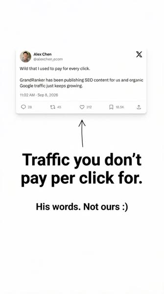 Rank on Google without the ad spend!