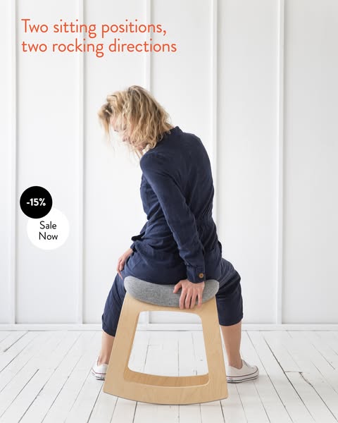 Desk chair for people who can’t sit still