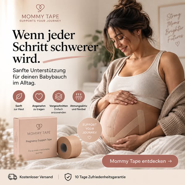 Sanfte Unterstützung für deinen Babybauch