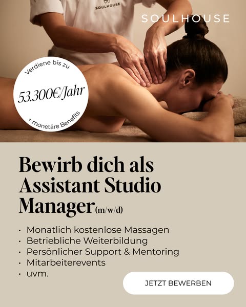 Jetzt bewerben: Assistant Studio Manager (m/w/d)
