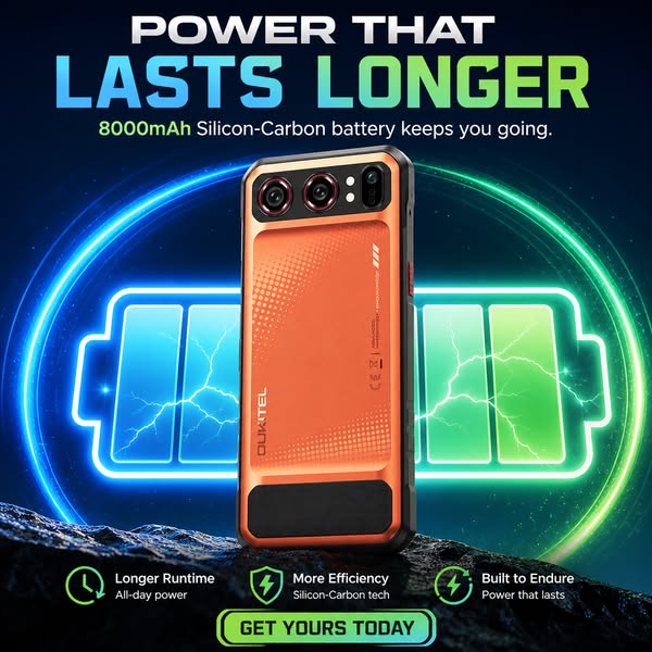 Slim. Rugged. Powerful.