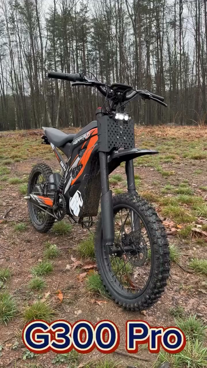 Happyrun 6500W Electric Dirt Bike | G300 Pro Beast!