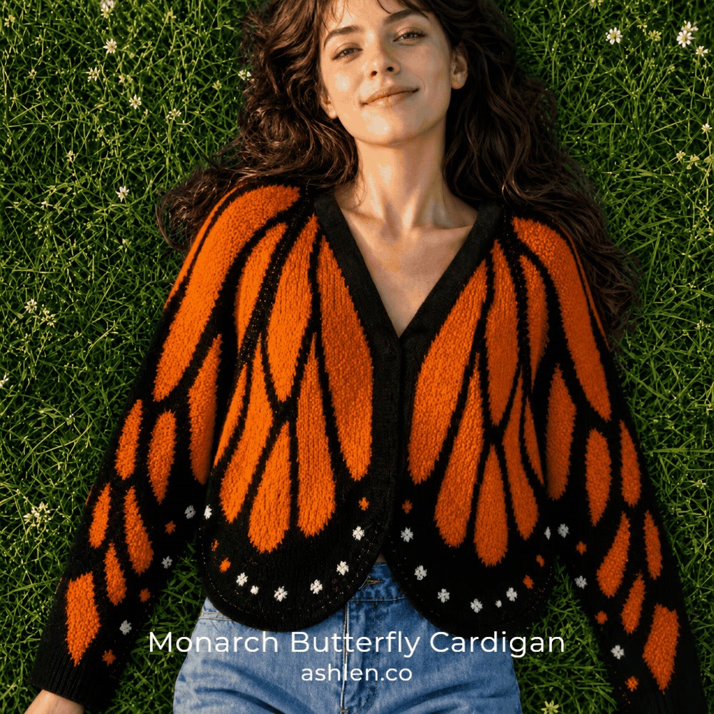 Monarch Butterfly Cardigan