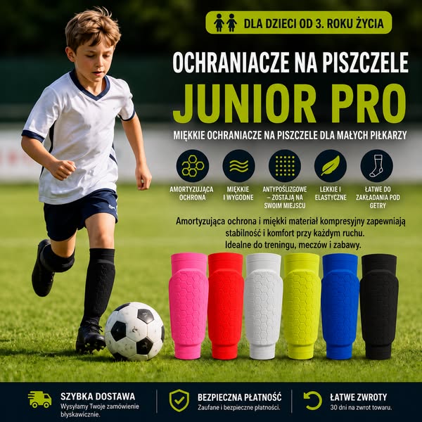 Ochraniacze na piszczele Junior Pro