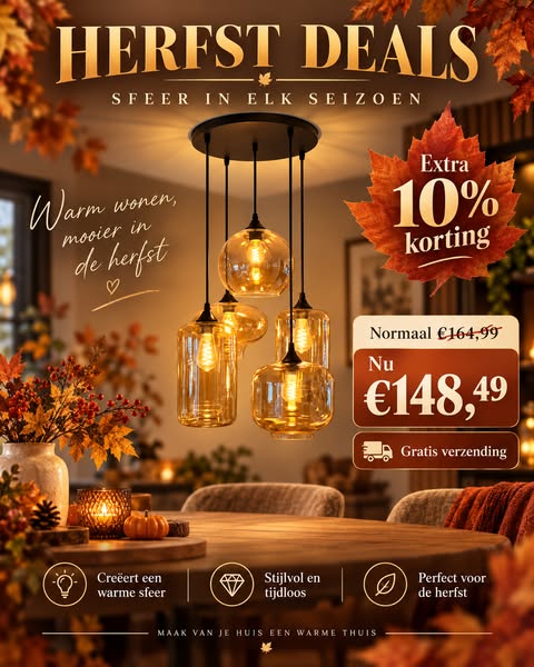 Herfst Deal: Nu €148,49