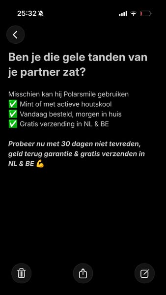Een hint voor je partner