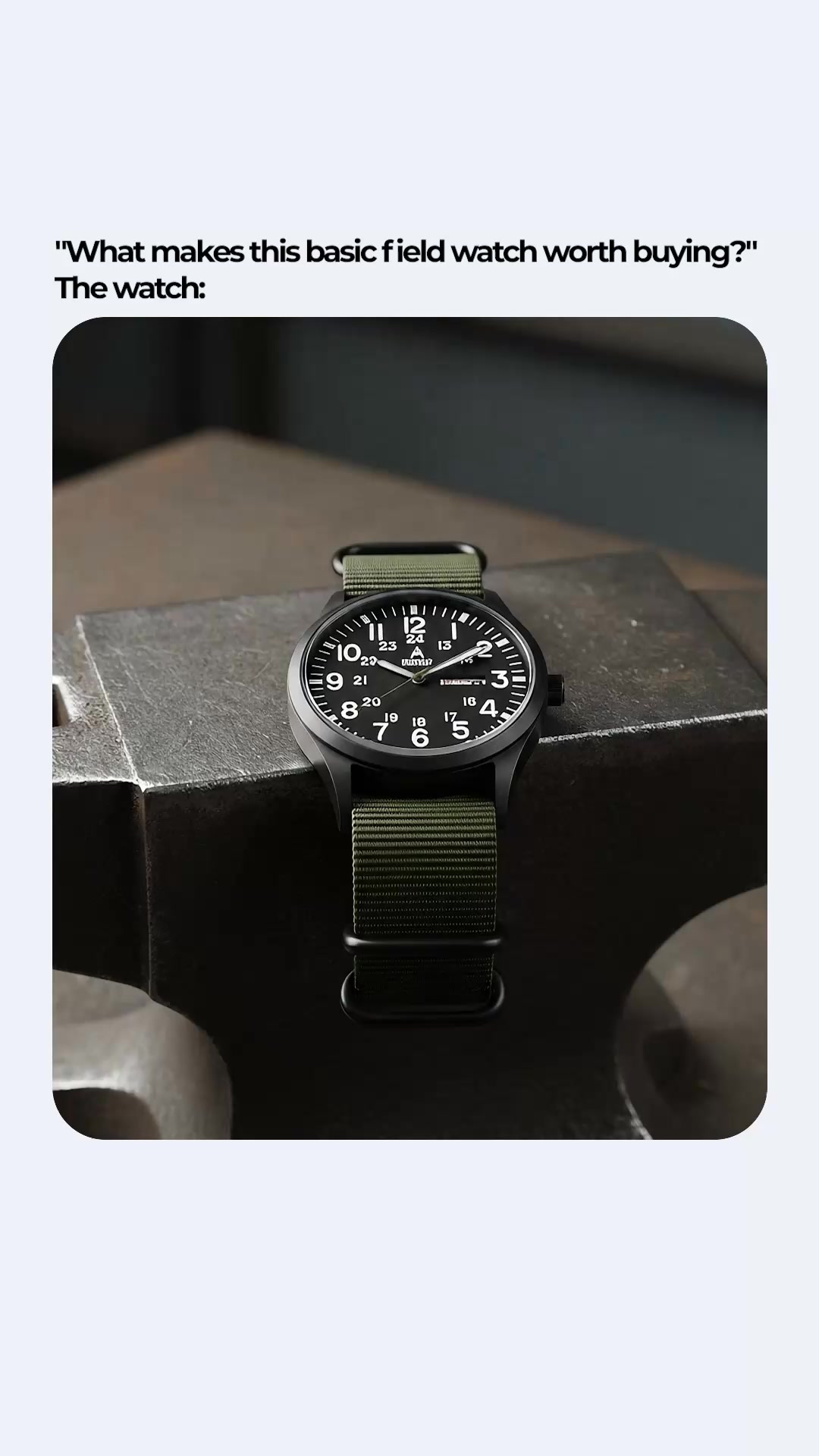 65% OFF Field Watches Built to Endure