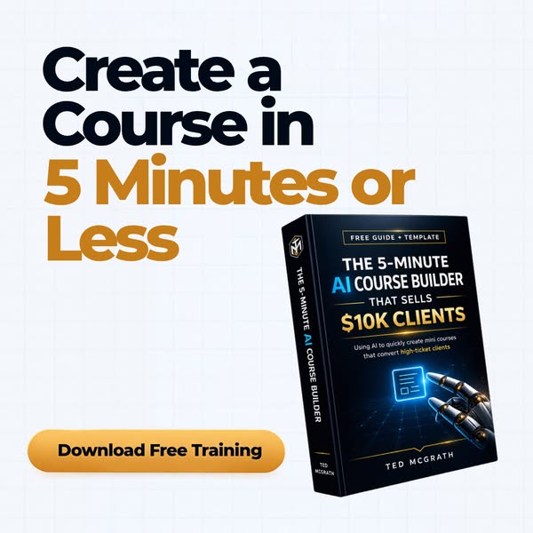 Build A Course In 5 Minutes using AI