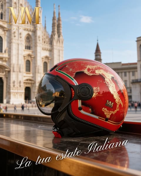 Casco Italia Rosso Eclissi MM Independent