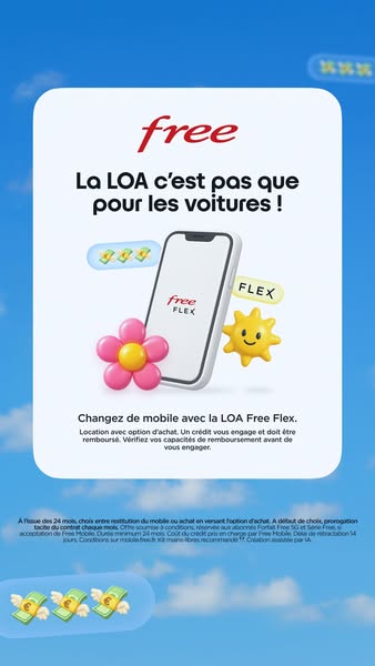 Changez de mobile avec la LOA Free Flex