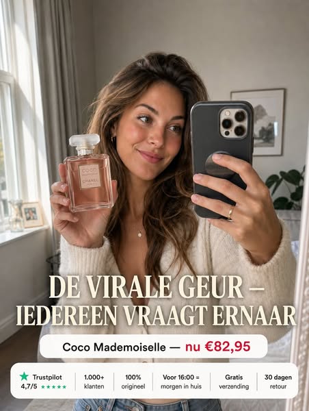 Ruikt als €165+. Nu €82,95.