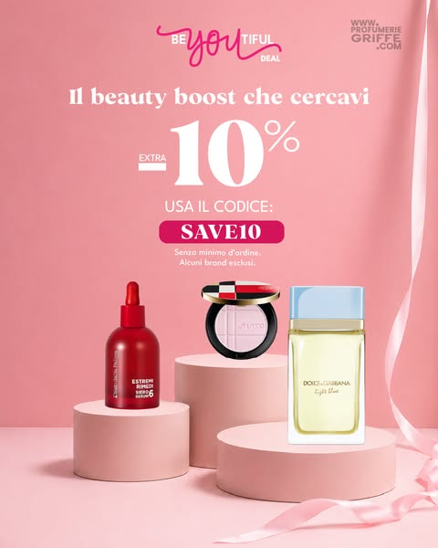 EXTRA -10% su tutto il beauty