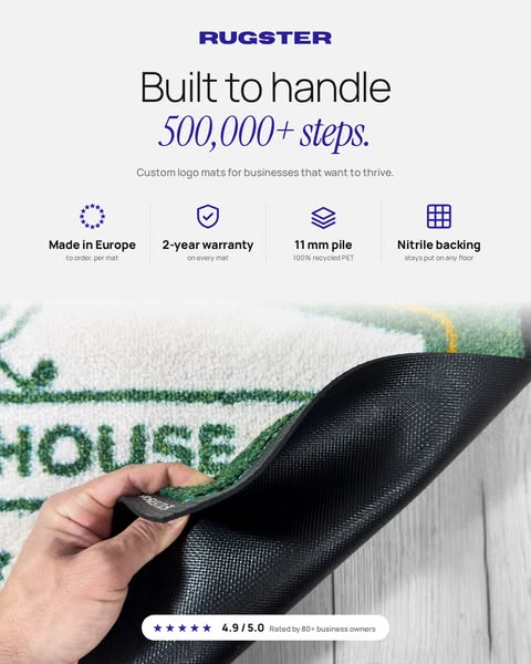 Built to handle 500,000+ steps