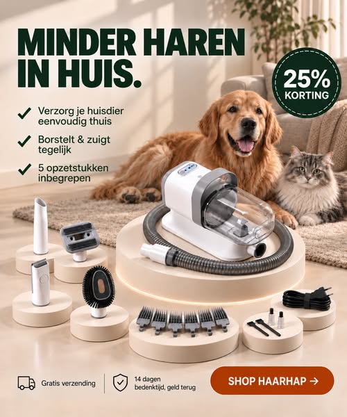Borstelen én opzuigen tegelijk