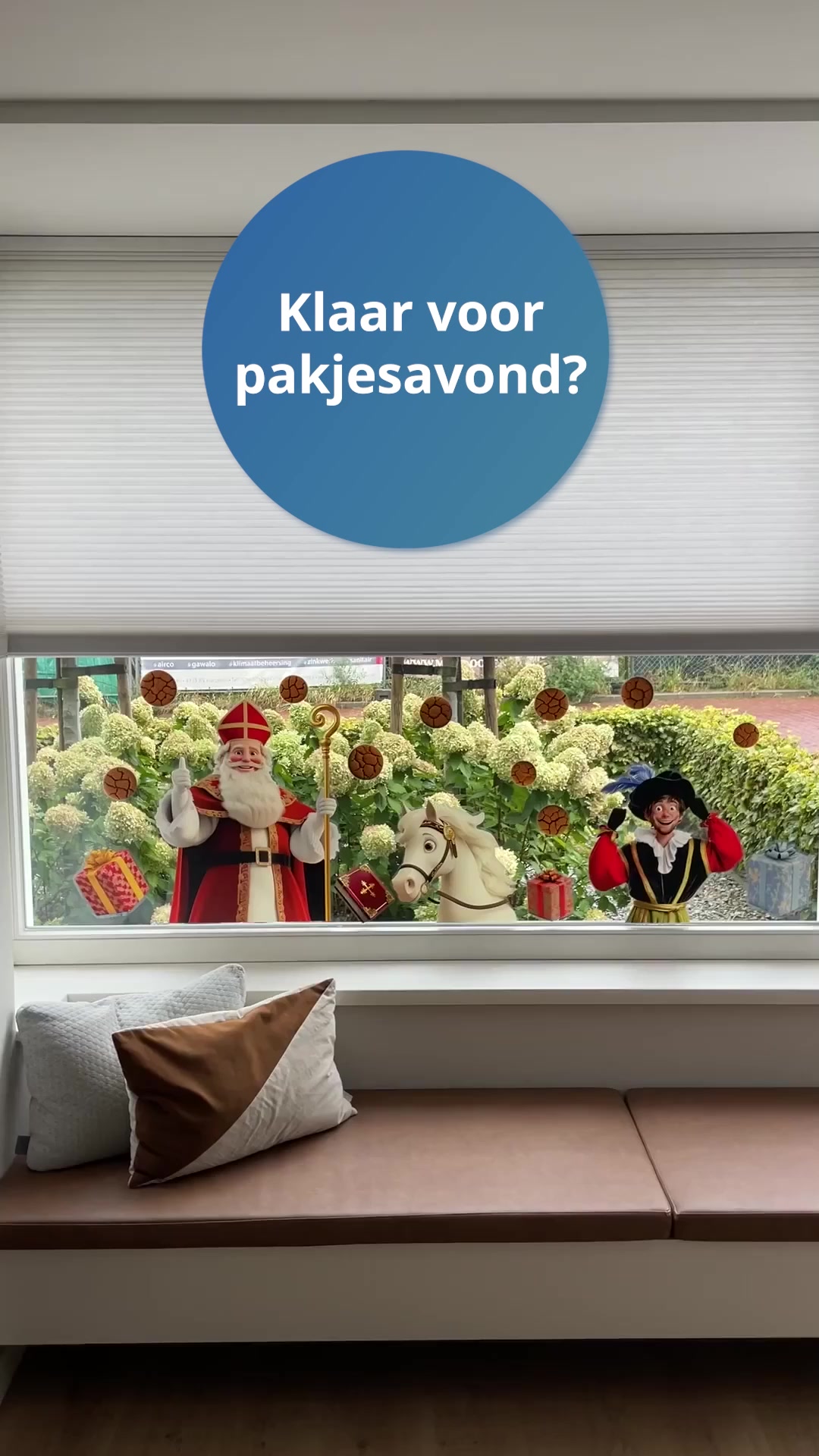 Bestel Sinterklaas raamstickers