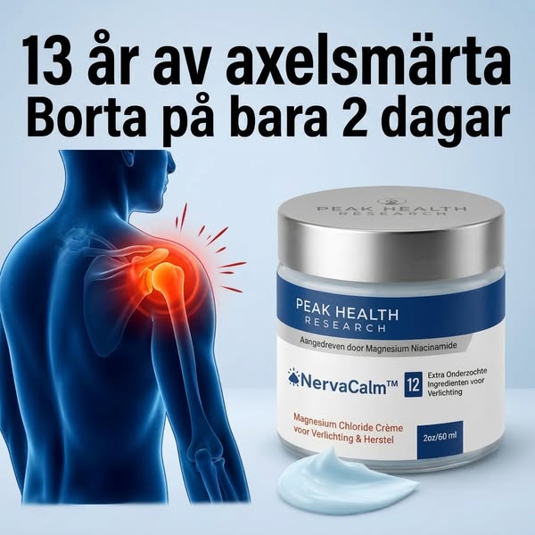 13 års axelsmärta försvann på 2 dagar