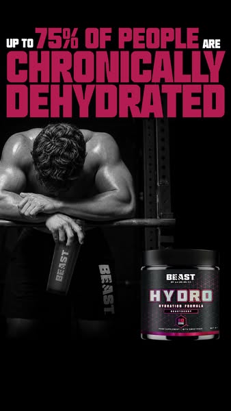 Most people train dehydrated. You don't have to.