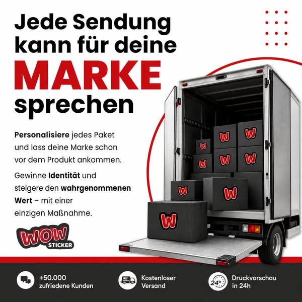 Jede Sendung spricht für deine Marke