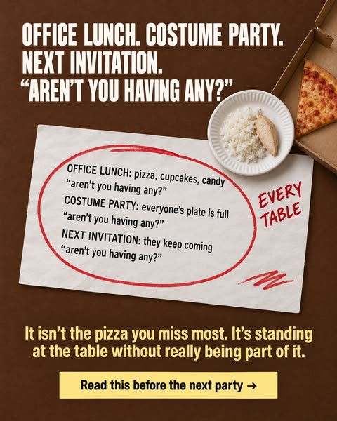 The Plain Plate at the Party Table