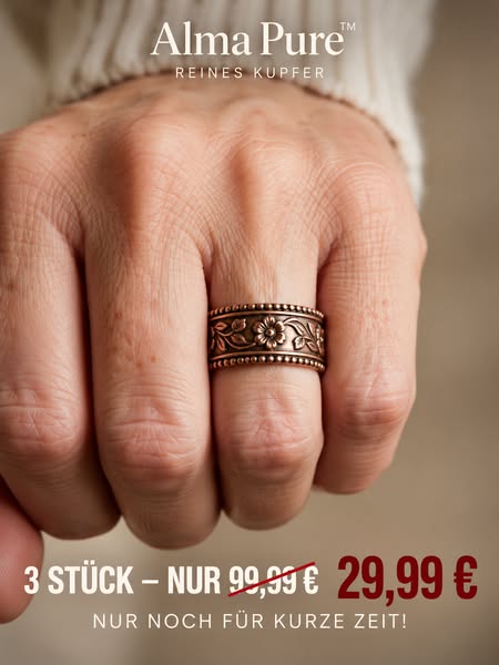 Schmuck aus 99,9 % reinem Kupfer