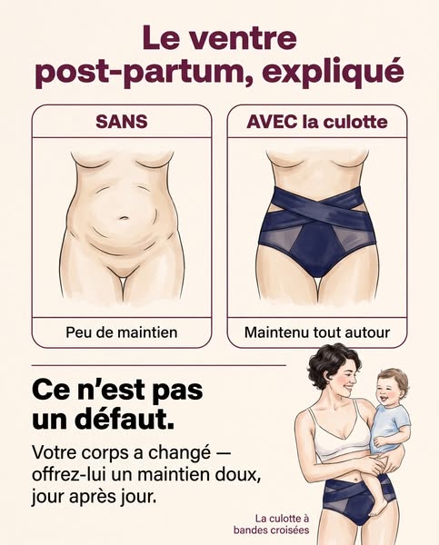 Le ventre post-partum, expliqué