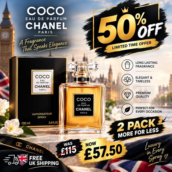 50% OFF — COCO CHANEL Now £57.50