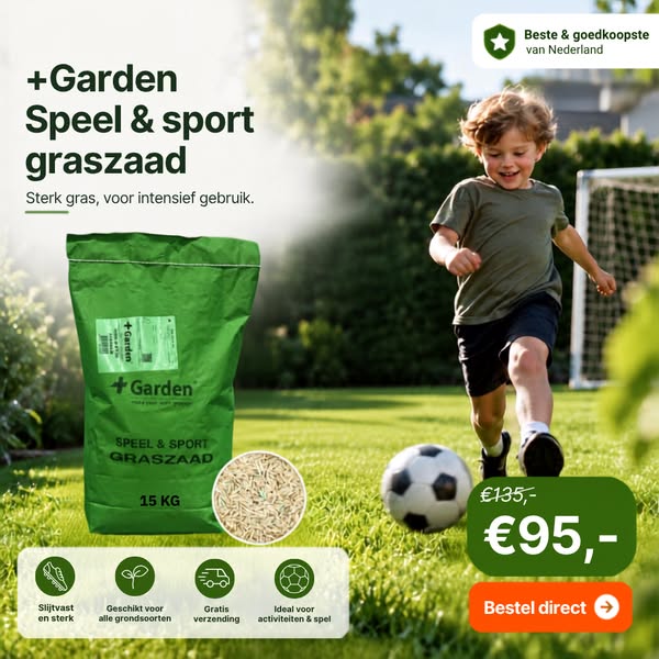 Voor een dichte groene grasmat
