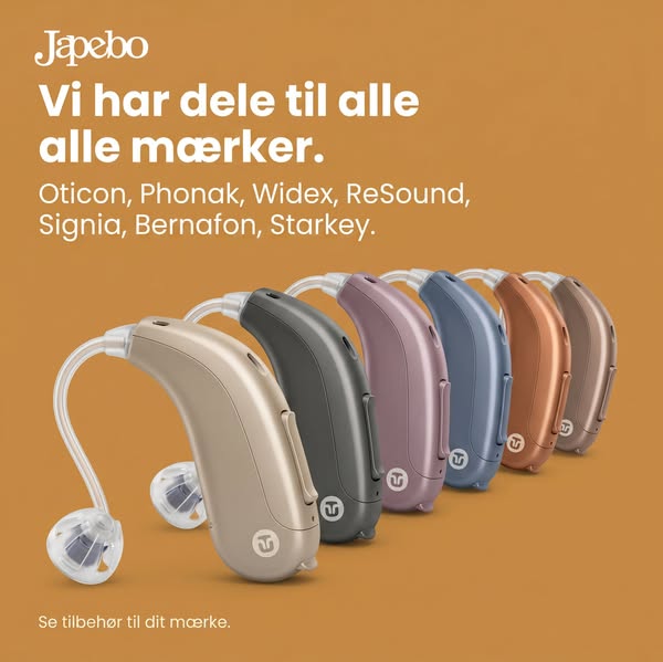 Vi har alt tilbehør til dit høreapparat hos Japebo