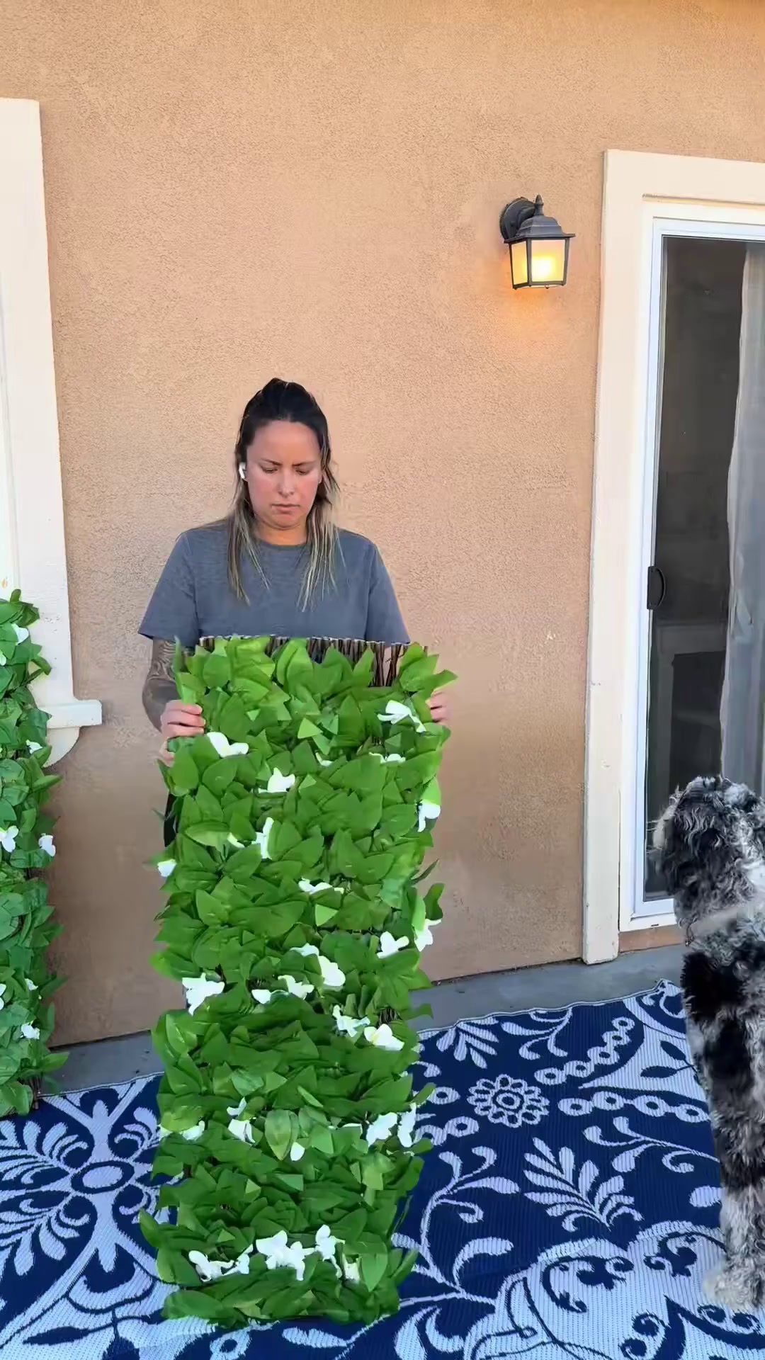 Valla realista para jardín