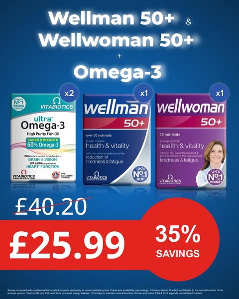 Save 35% On 50+ Vitamins Bundle