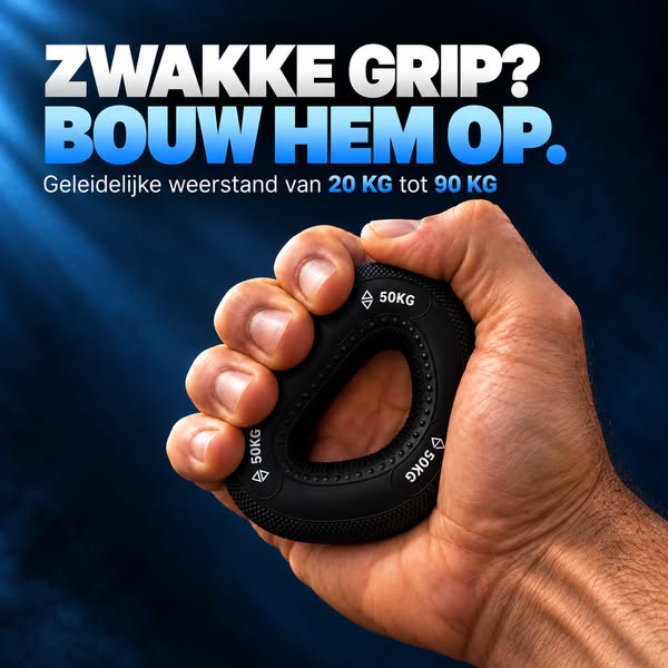 Zwakke grip? Bouw hem op.